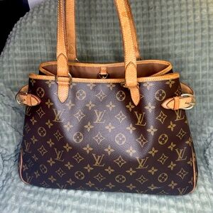 Louis Vuitton Batignolles Horizontal y2k Coated Canvas Tote Bag Authentic